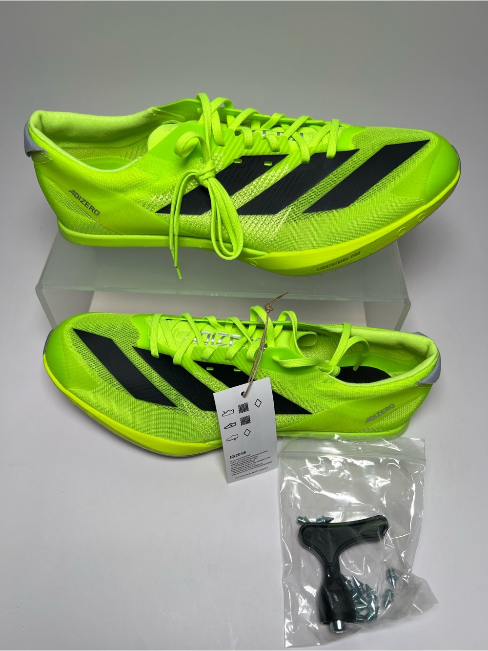 Adidas Adizero Finesse Track Spikes Lucid Lemon Black IG2018 Men 9.5 /Women 10.5